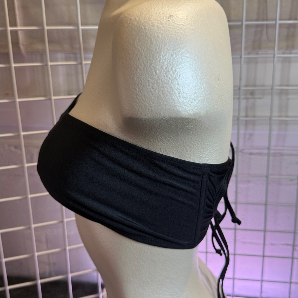 Forplay Black Cutout Bandeau Bikini Top - Picture 2 of 4
